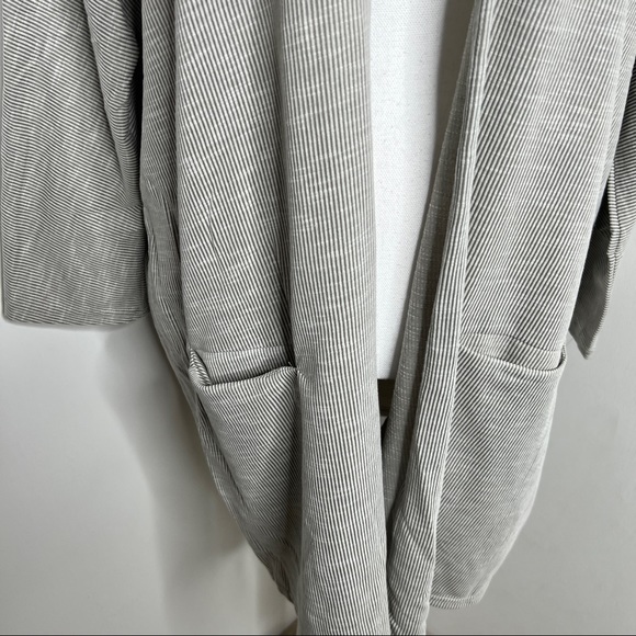 DONNI Ribbed Open Front Cardigan Jacket - Picture 8 of 15